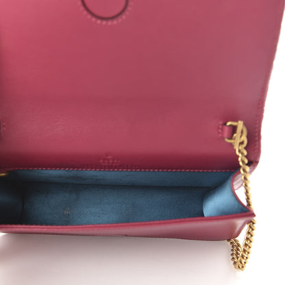 Gucci Velvet Matelasse Love Embroidered GG Marmont Mini Bag Light Raspberry Rose 5 of 11