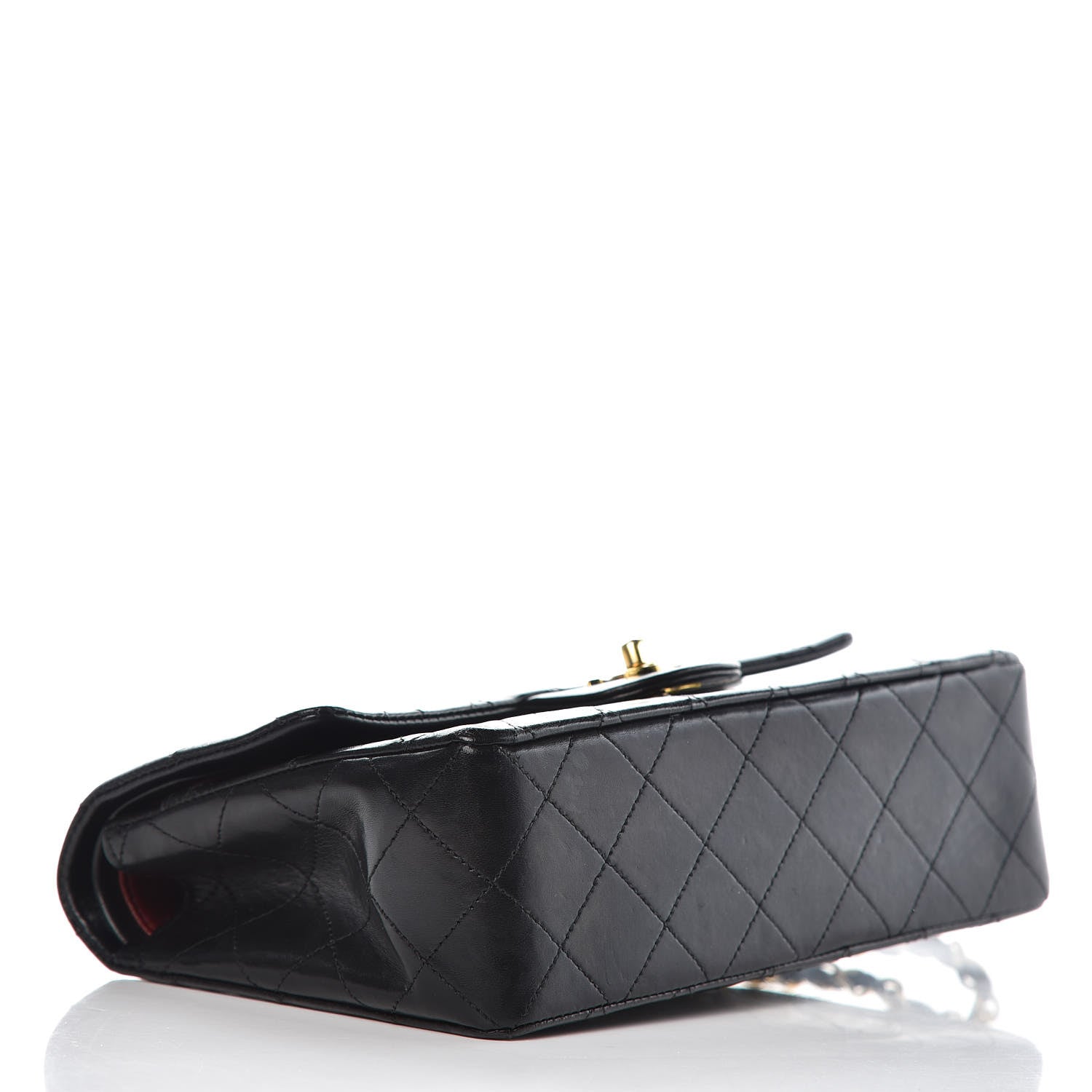 Chanel Lambskin Quilted Small Double Flap Black 4 of 15