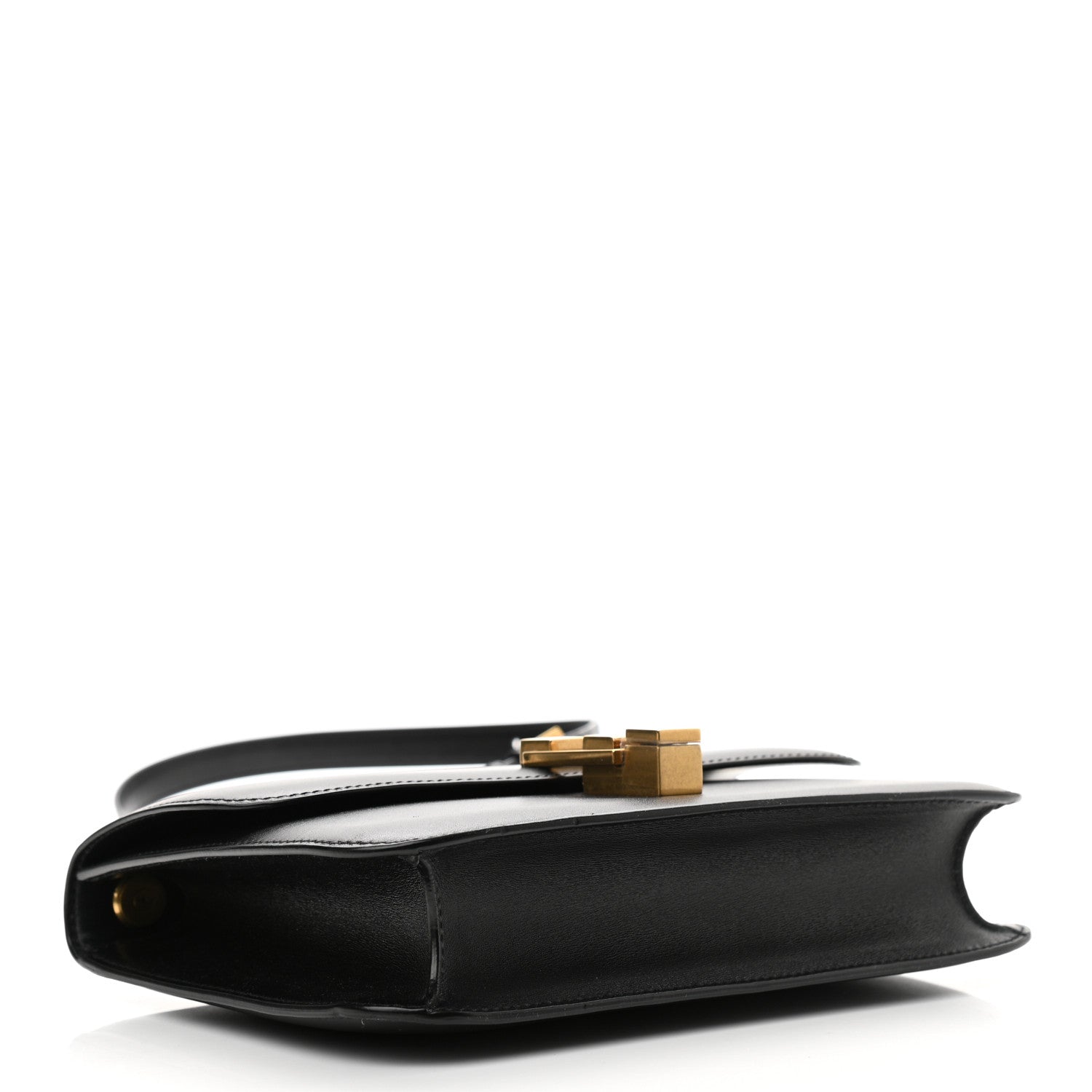 Saint Laurent Smooth Calfskin Carre Satchel Black 4 of 12