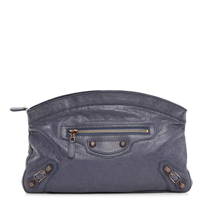 Balenciaga Agneau Giant 12 Rose Gold Hardware Premier Clutch Jacynthe 1 of 10