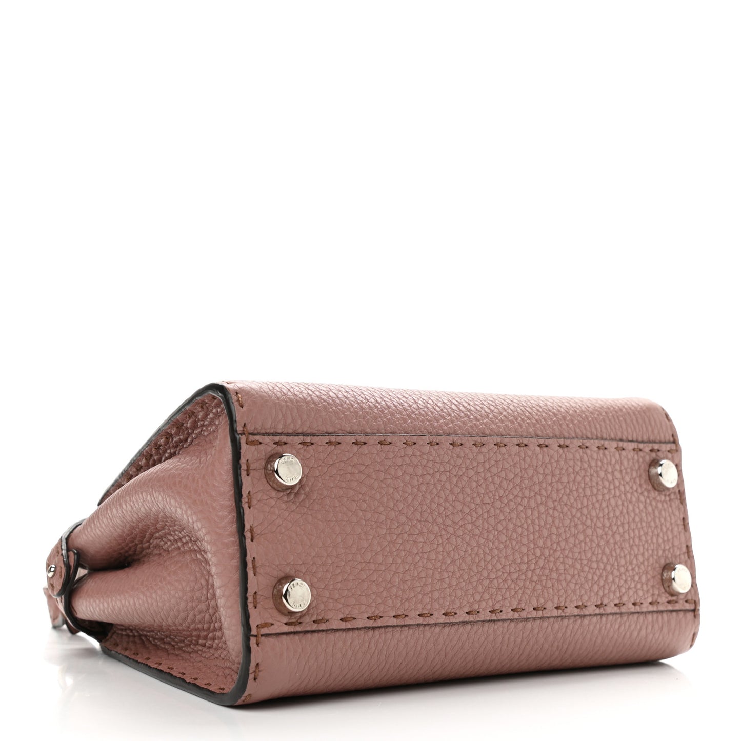 Cuoio Romano Selleria Bi-Color Mini Peekaboo Iconic Satchel English Rose Camelia