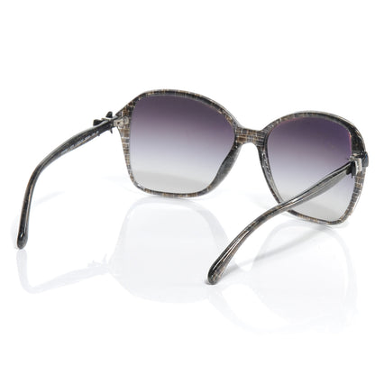 Chanel CC Tweed Bow Sunglasses 5205 2 of 5