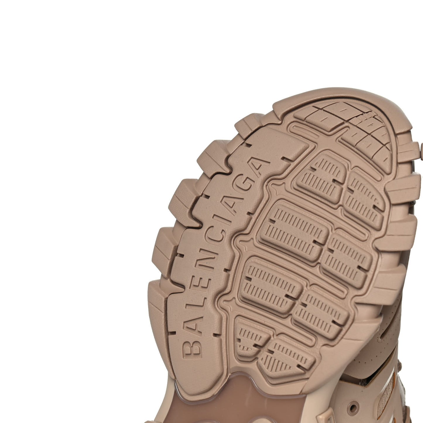 Mesh Rubber Uni-Matte Full Color Womens Track Sneakers 37 Full Beige