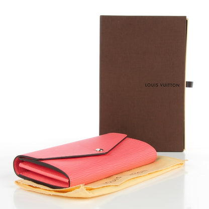 Louis Vuitton Epi Sarah Wallet Corail 4 of 7