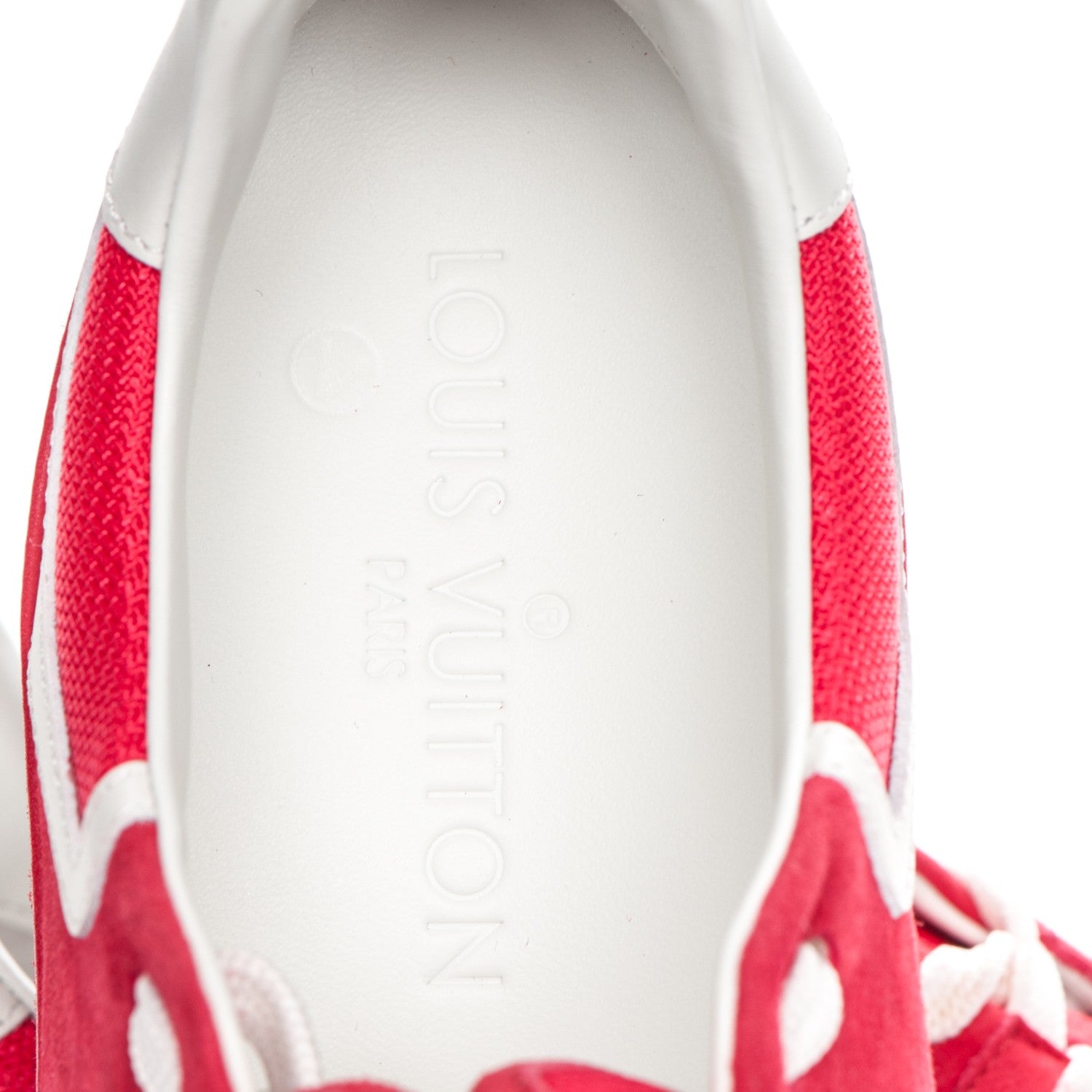 Louis Vuitton Nubuck Suede Run Away Sneakers 36 Framboise 7 of 7