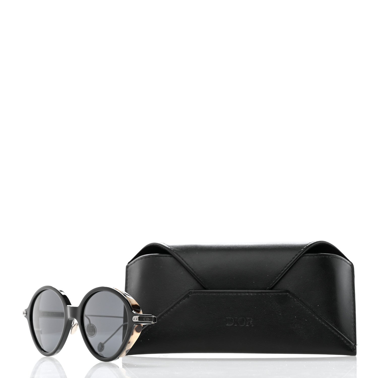 Christian Dior Acetate Umbrage Round Sunglasses Tortoise Black 8 of 8