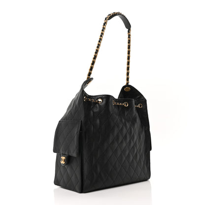 Chanel Caviar Quilted Medium Chanel 25 Handbag Black 4 of 11
