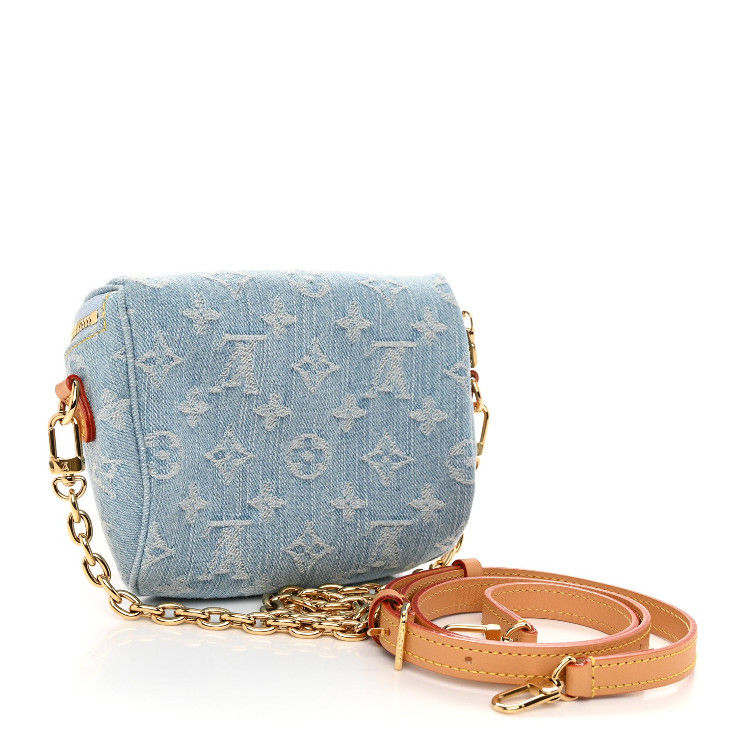 Louis Vuitton Monogram Denim Mini Bumbag Sky Blue 3 of 10