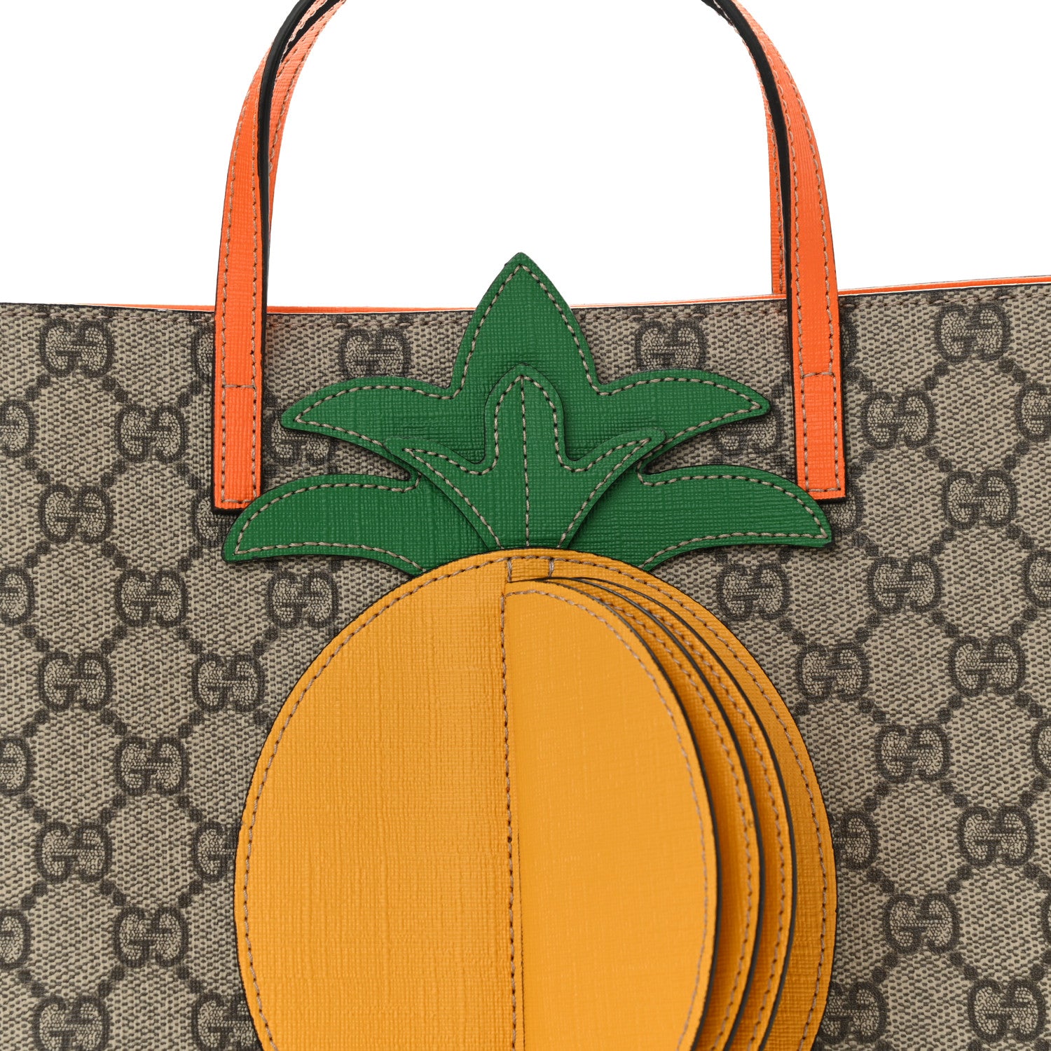 Gucci GG Supreme Monogram Kids Pineapple Tote 10 of 10