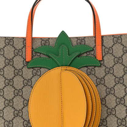 Gucci GG Supreme Monogram Kids Pineapple Tote 10 of 10