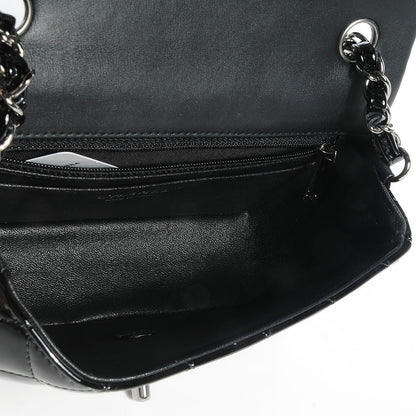 Chanel Patent Quilted Mini Flap Black 7 of 9