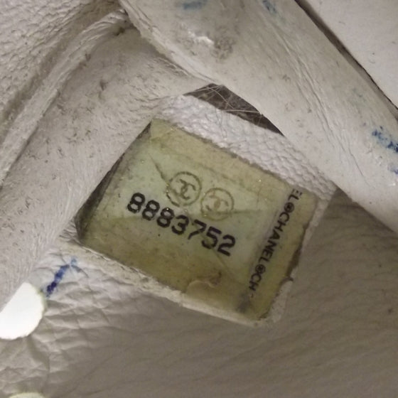 Patent Perforated Tote White