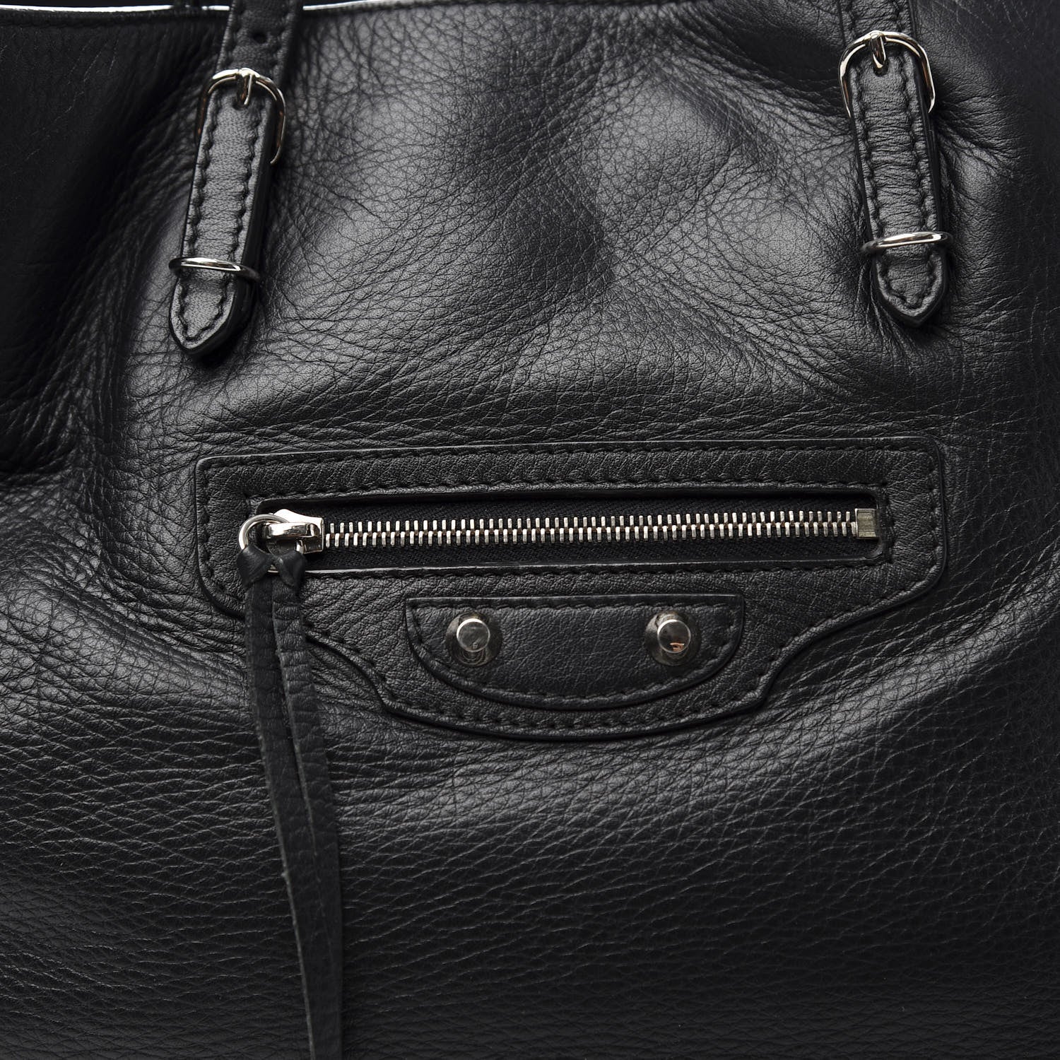 Balenciaga Supple Calfskin Papier A4 Zip Around Tote Black 11 of 11