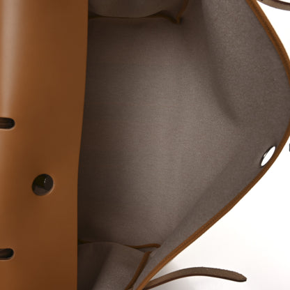 Hermes H Plume Canvas Vache Hunter Rayures d'Equipage Herbag Cabine Zip 50 Jaune Ecru Beige Gold 5 of 10