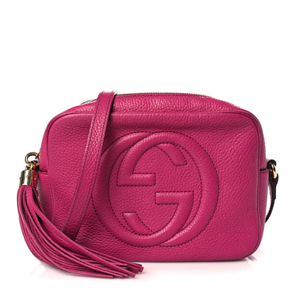 Gucci Cellarius Calfskin Small Soho Disco Bag Bright Bouganville 1 of 11
