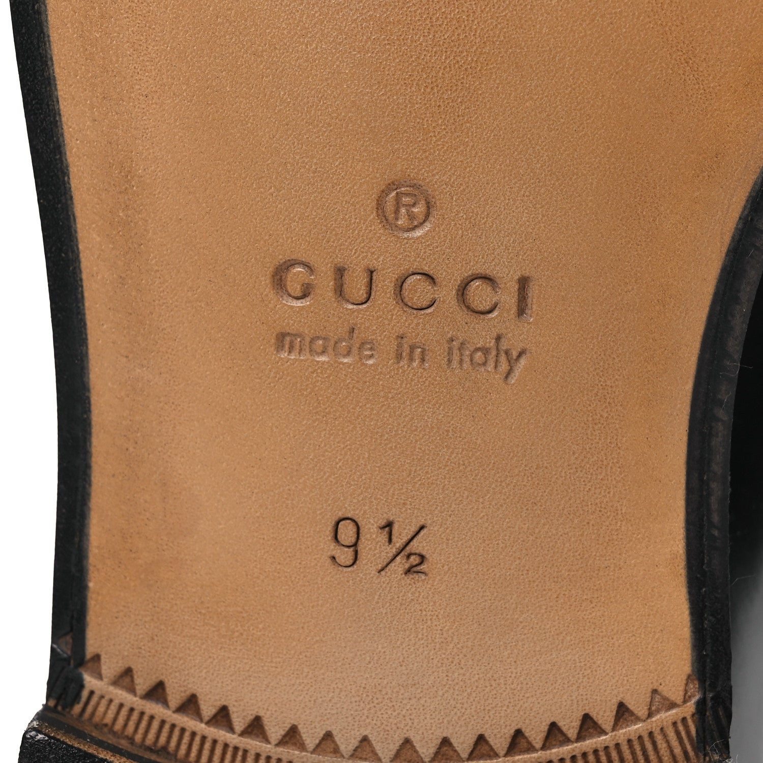 Gucci Millennial Ribot Mens Horsebit Loafers 9.5 Black 8 of 11