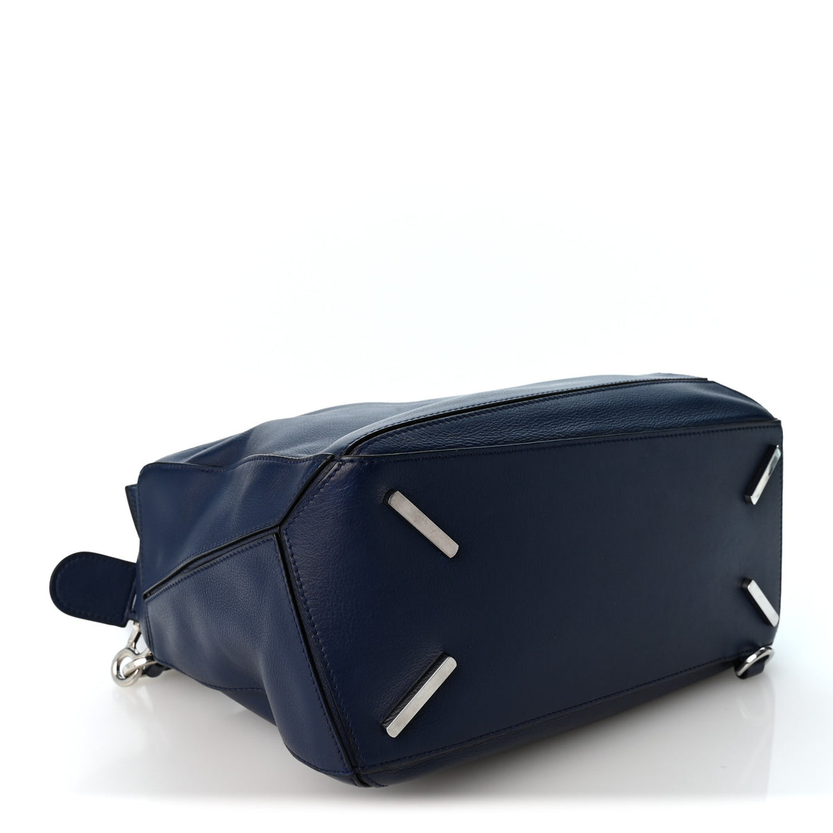 Calfskin Medium Puzzle Bag Marine