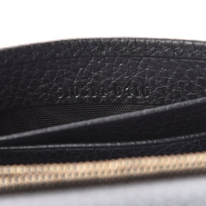 Gucci Dollar Calfskin Interlocking G Chain Wallet Black 7 of 11