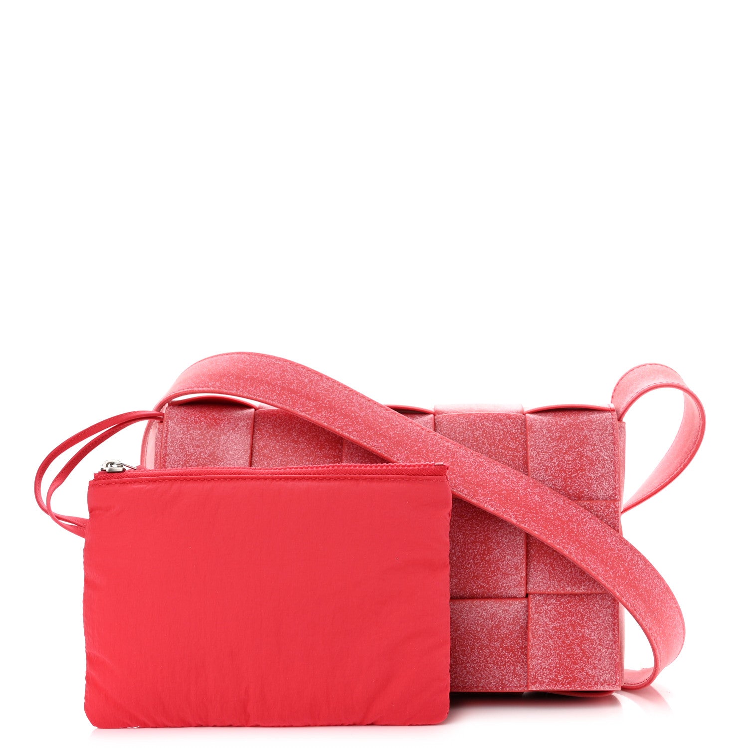 Bottega Veneta Rubber Maxi Intrecciato Cassette Crossbody Bag Firework 1 of 11