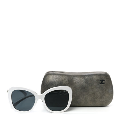 Chanel Acetate Butterfly Winter Pearl Sunglasses 5339-H White 7 of 7