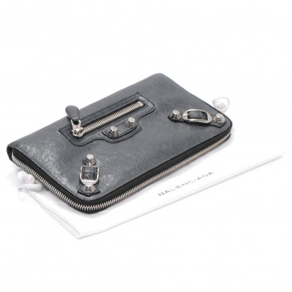 Balenciaga Agneau Compagnon Wallet GSH Anthracite 4 of 7