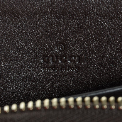 Gucci Monogram Zip Around Card Case Brown 7 of 7