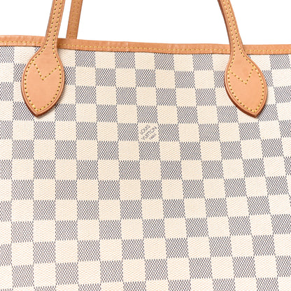 Louis Vuitton Damier Azur Neo Neverfull MM 7 of 9