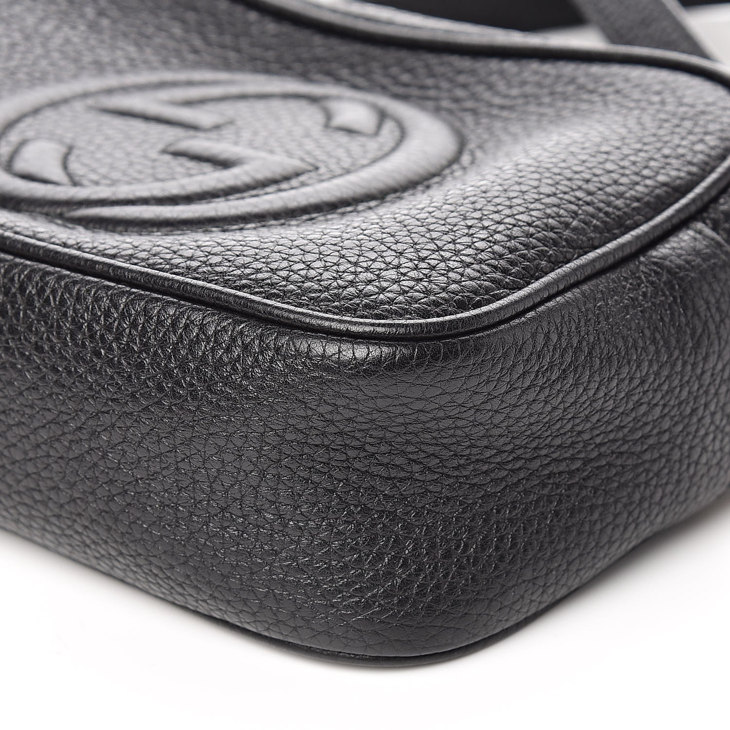 Gucci Pebbled Calfskin Mini Soho Disco Bag Black 11 of 12