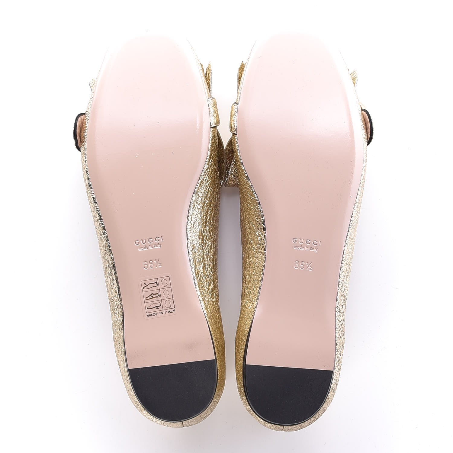 Gucci Galassia GG Marmont Fringe Flats 36.5 Platino 5 of 9
