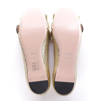 Gucci Galassia GG Marmont Fringe Flats 36.5 Platino 5 of 9