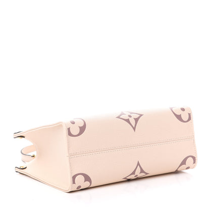 Louis Vuitton Empreinte Monogram Giant Onthego PM Creme Bois De Rose 5 of 11
