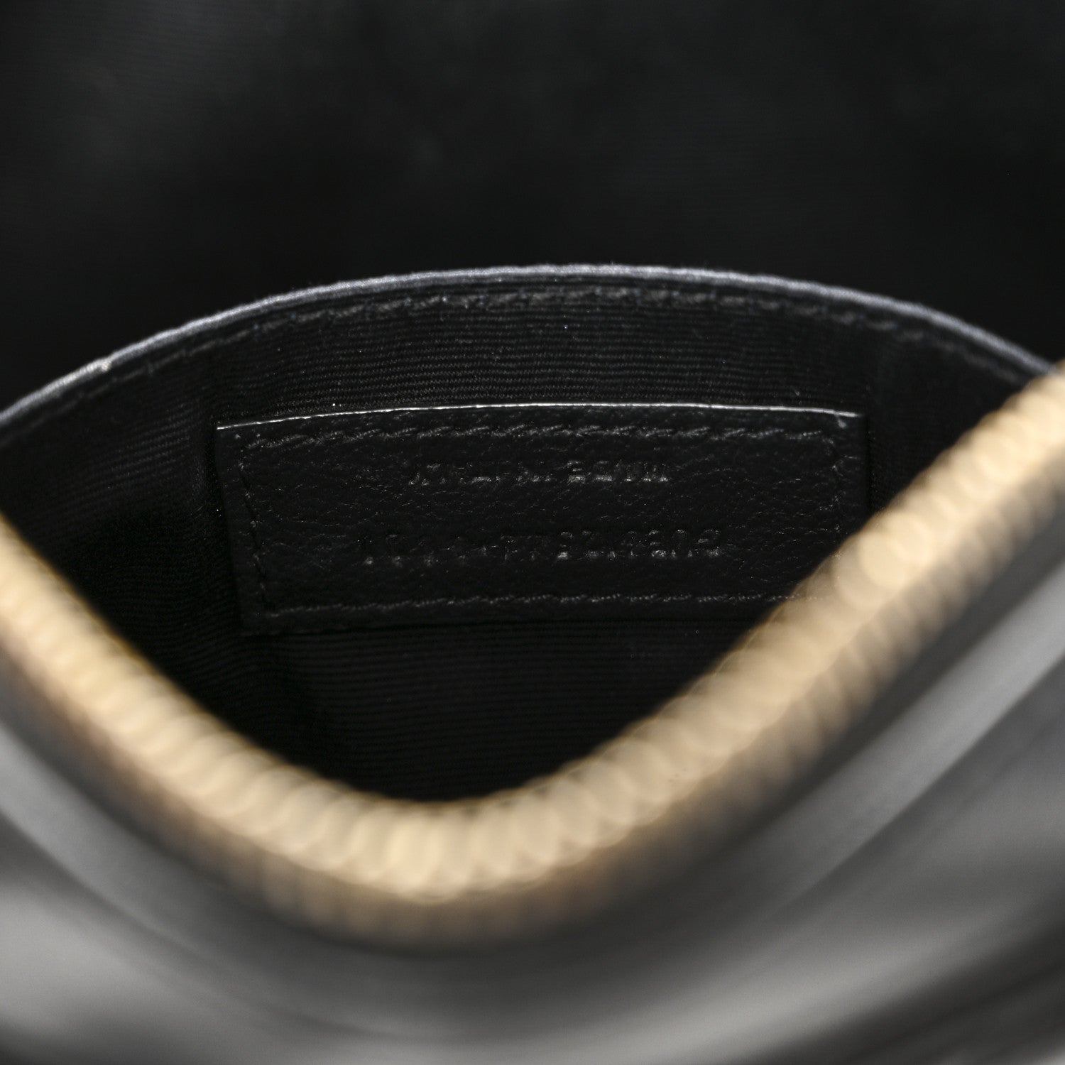 Saint Laurent Calfskin Matelasse Monogram Lou Camera Bag Black 7 of 10