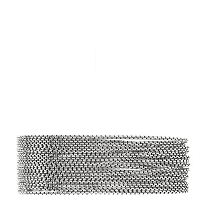 David Yurman Sterling Silver Multi-Row Box Chain Bracelet 1 of 4