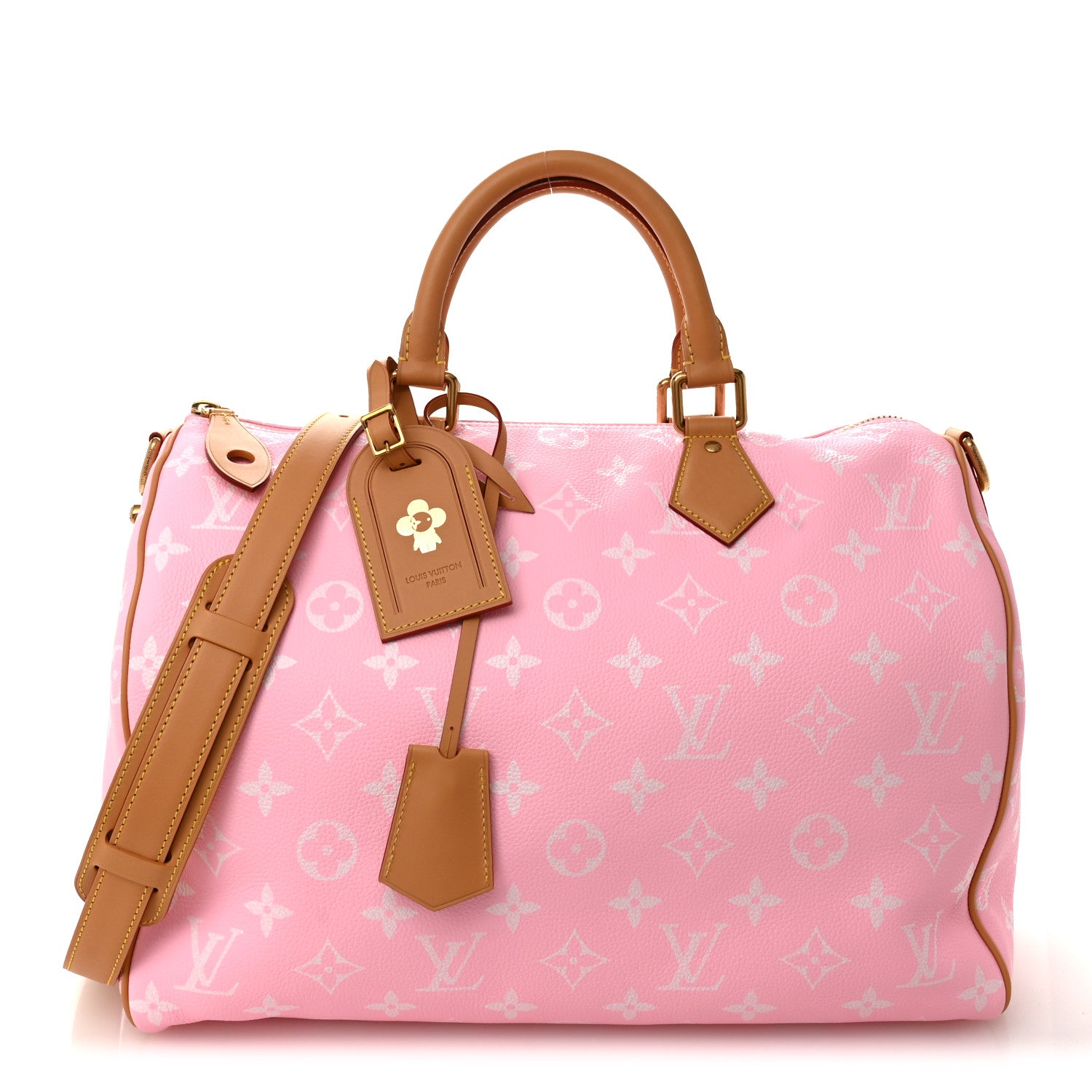 Louis Vuitton Calfskin Monogram Speedy P9 Bandouliere 40 Candy 1 of 9