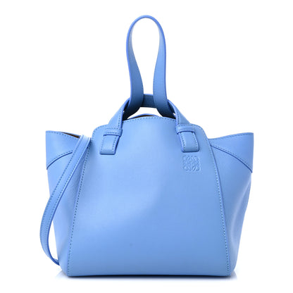 Loewe Calfskin Small Hammock Nugget Shoulder Bag Celestine Blue 1 of 8