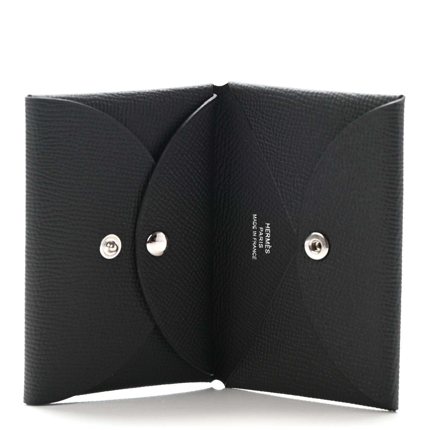 Epsom Calvi Duo Card Case Black