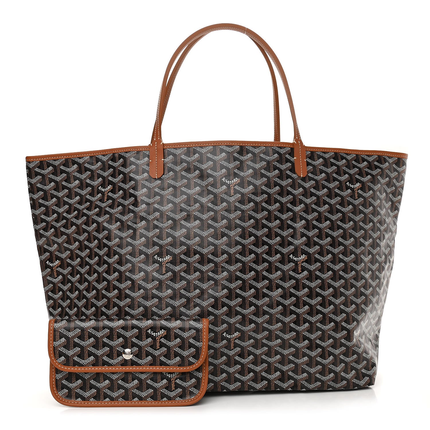 Goyard Goyardine Saint Louis GM Black Gold 1 of 10