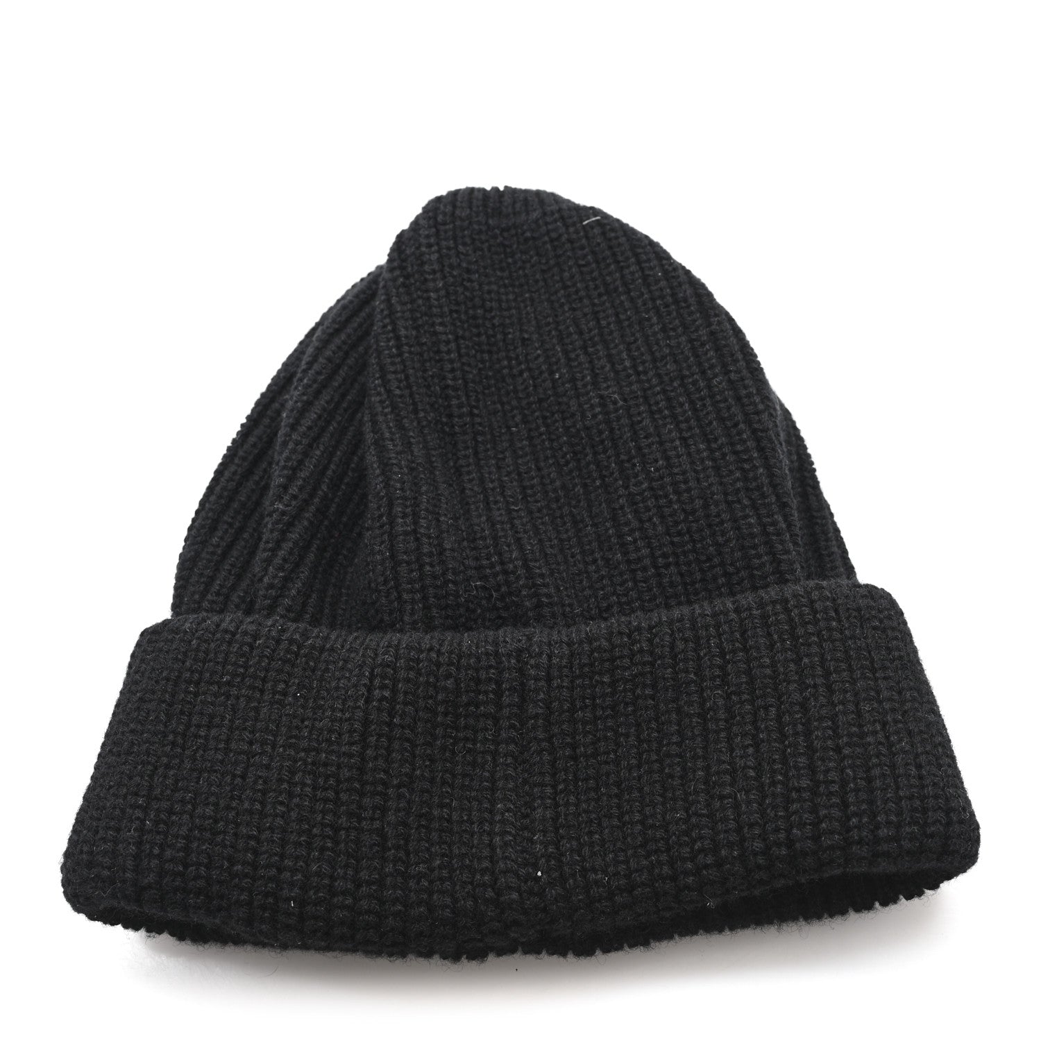 Chanel Cashmere Logo Beanie Hat Black White 3 of 5