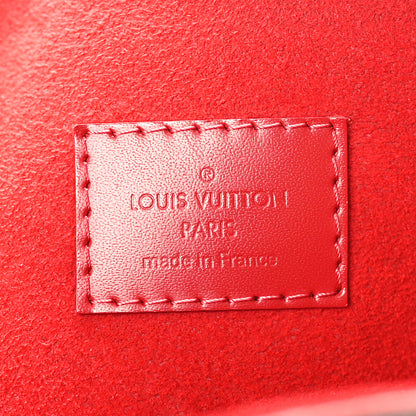Louis Vuitton Damier Ebene Caissa Hobo Cherry 6 of 9