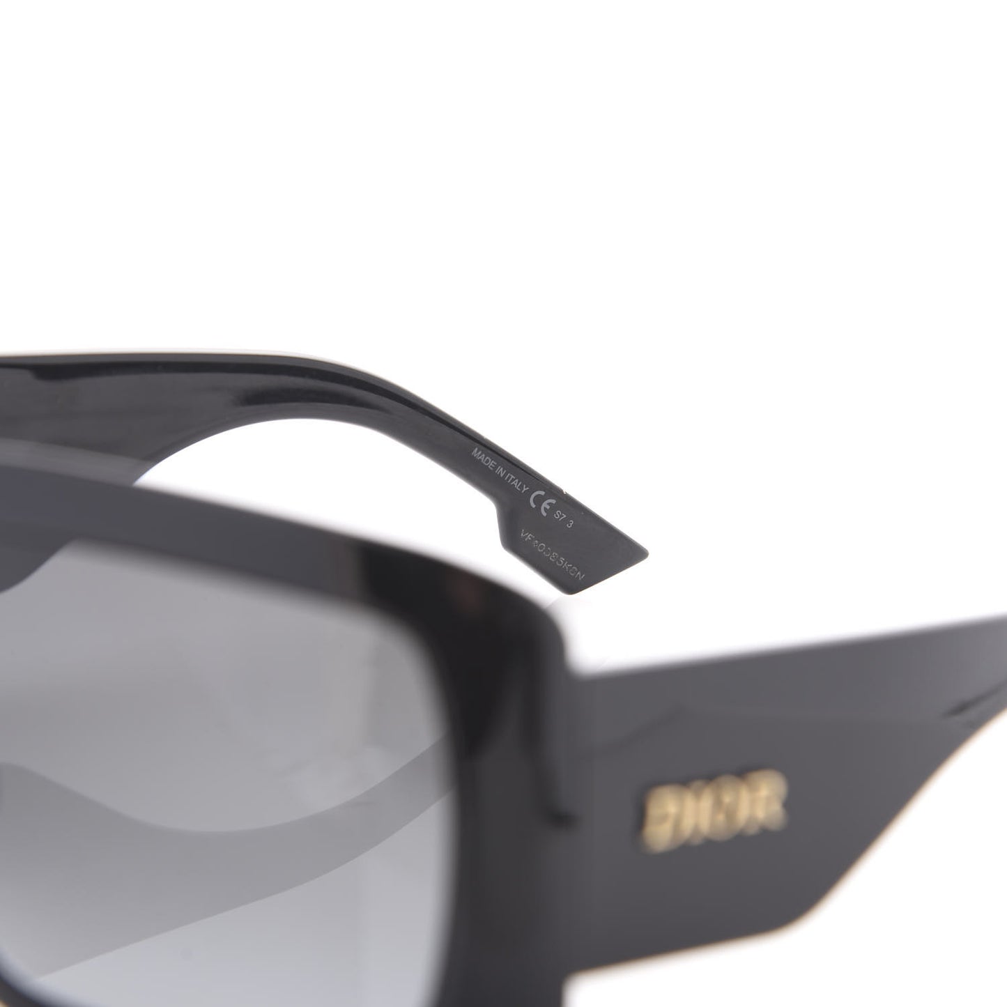 Acetate DiorSo Light 2 Shield Sunglasses Black