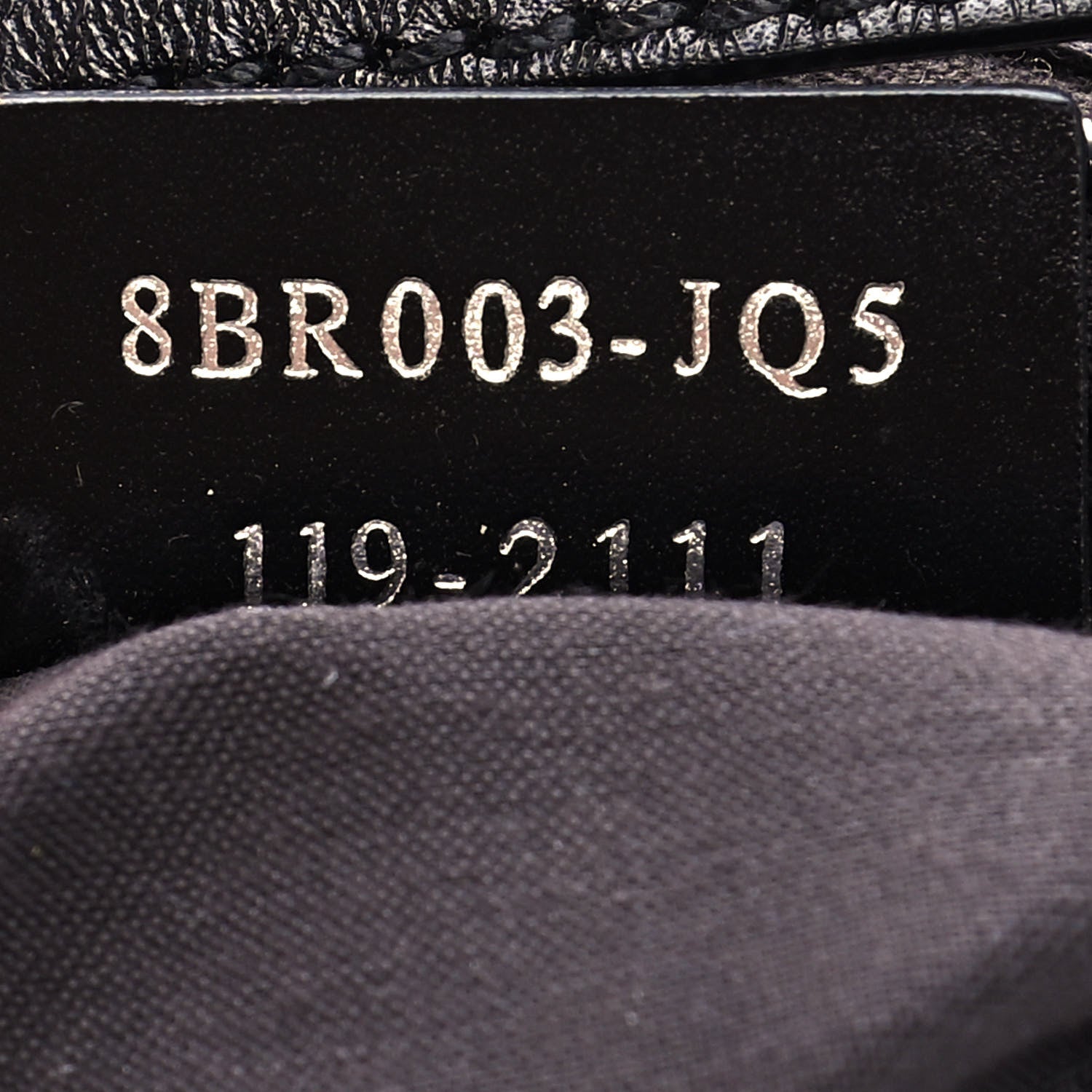 Fendi Zucchino Baguette Black 8 of 12