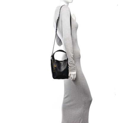 Chloe Grained Calfskin Small Spin Tote Black 2 of 10