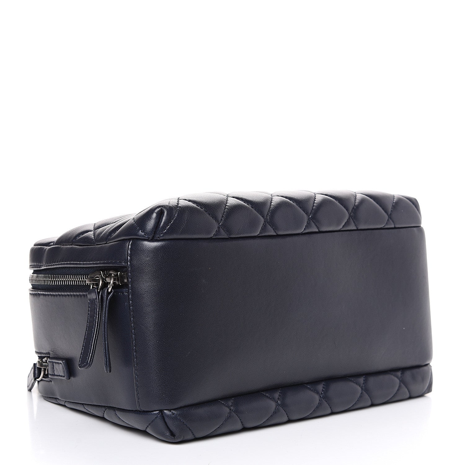 Chanel Lambskin Quilted Medium Trendy CC Bowling Bag Navy 3 of 12