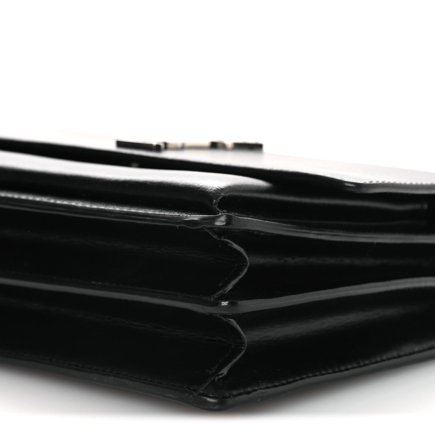 Saint Laurent Calfskin Medium Monogram Sunset Black Sunset Black 10 of 11