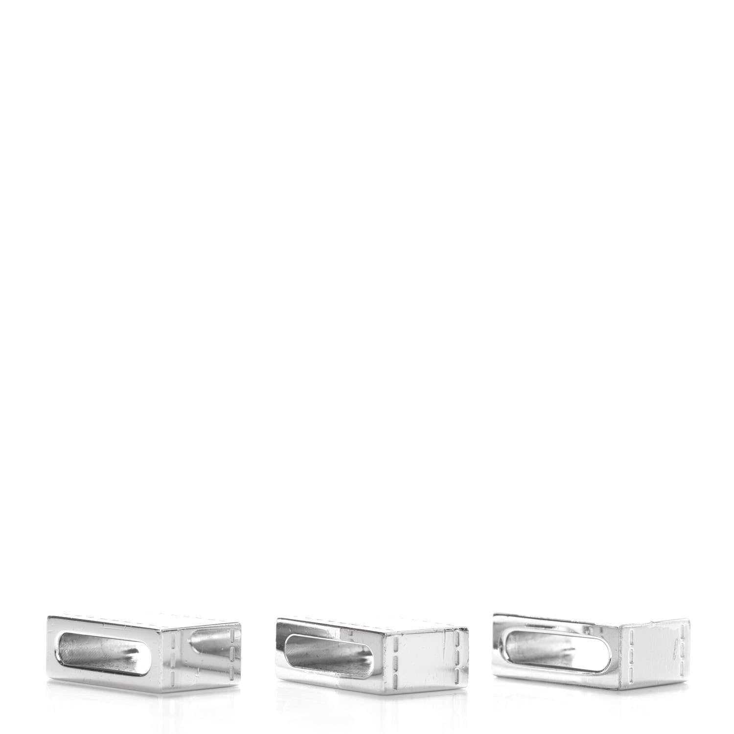 Hermes Palladium Bolduc Scarf Ring Set 3 of 3