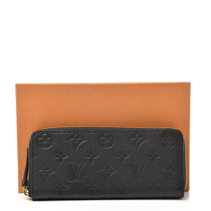 Louis Vuitton Empreinte Clemence Wallet Black 8 of 8