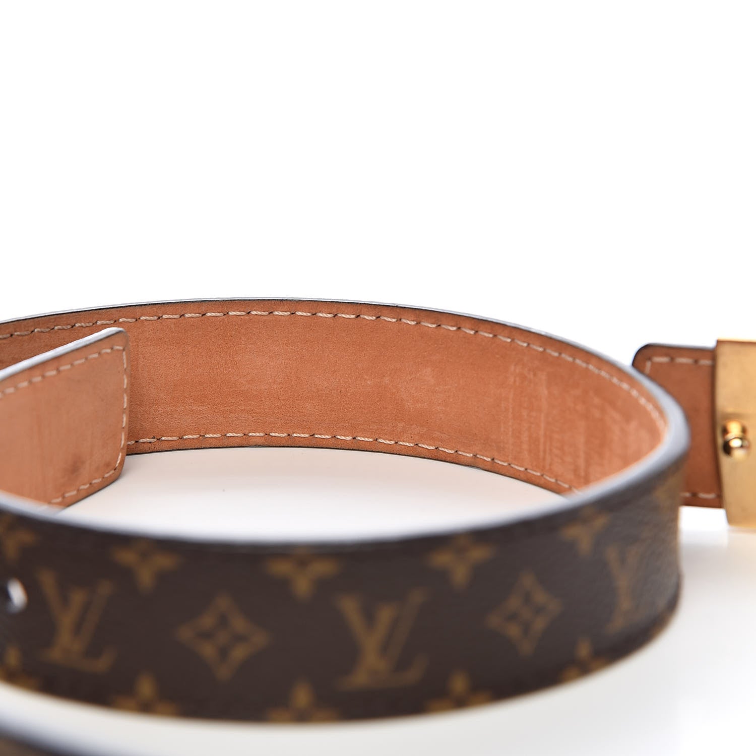 Louis Vuitton Mini Monogram 25mm LV Initiales Belt 85 34 8 of 8