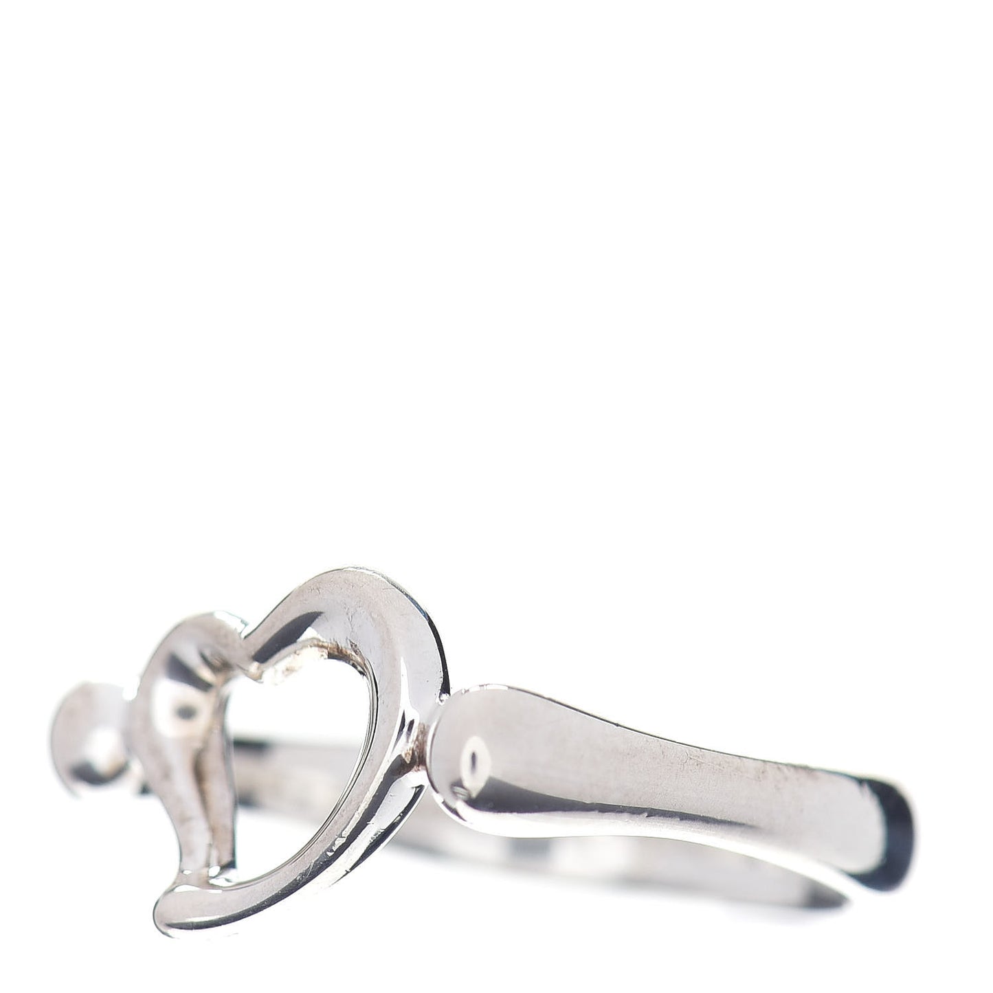Sterling Silver Elsa Peretti Open Heart Ring 46 3.75