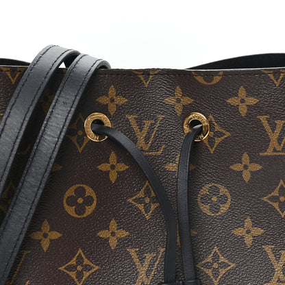 Louis Vuitton Monogram Neonoe MM Black Black 7 of 10