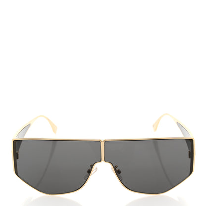 Fendi Metal Disco Geometric Sunglasses FE 40051/U Gold 2 of 7